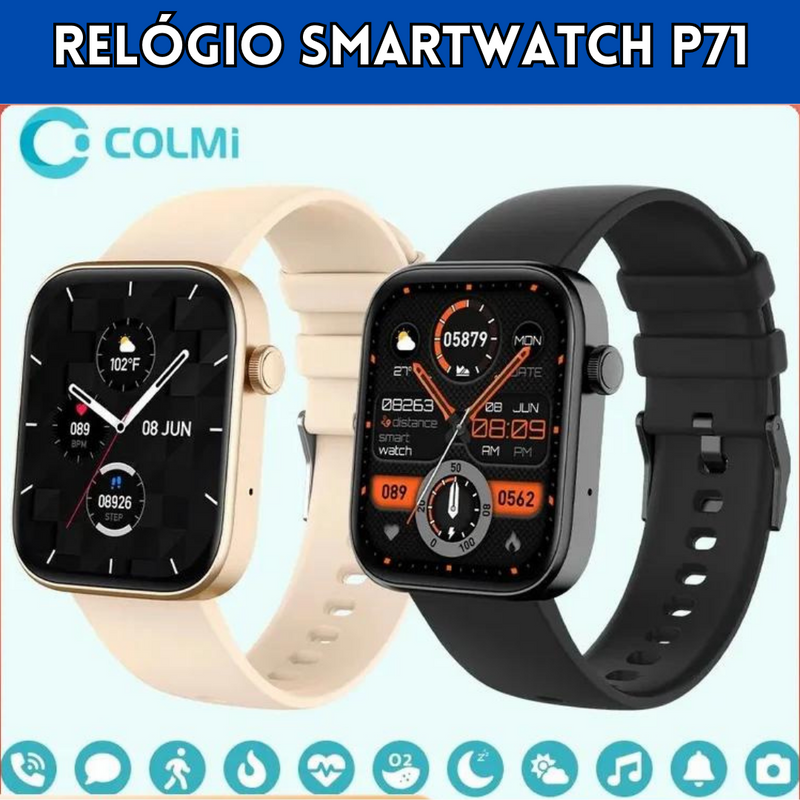 Relógio Smartwatch COLMI P71