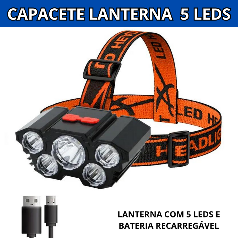 Lanterna de Led Recarregável